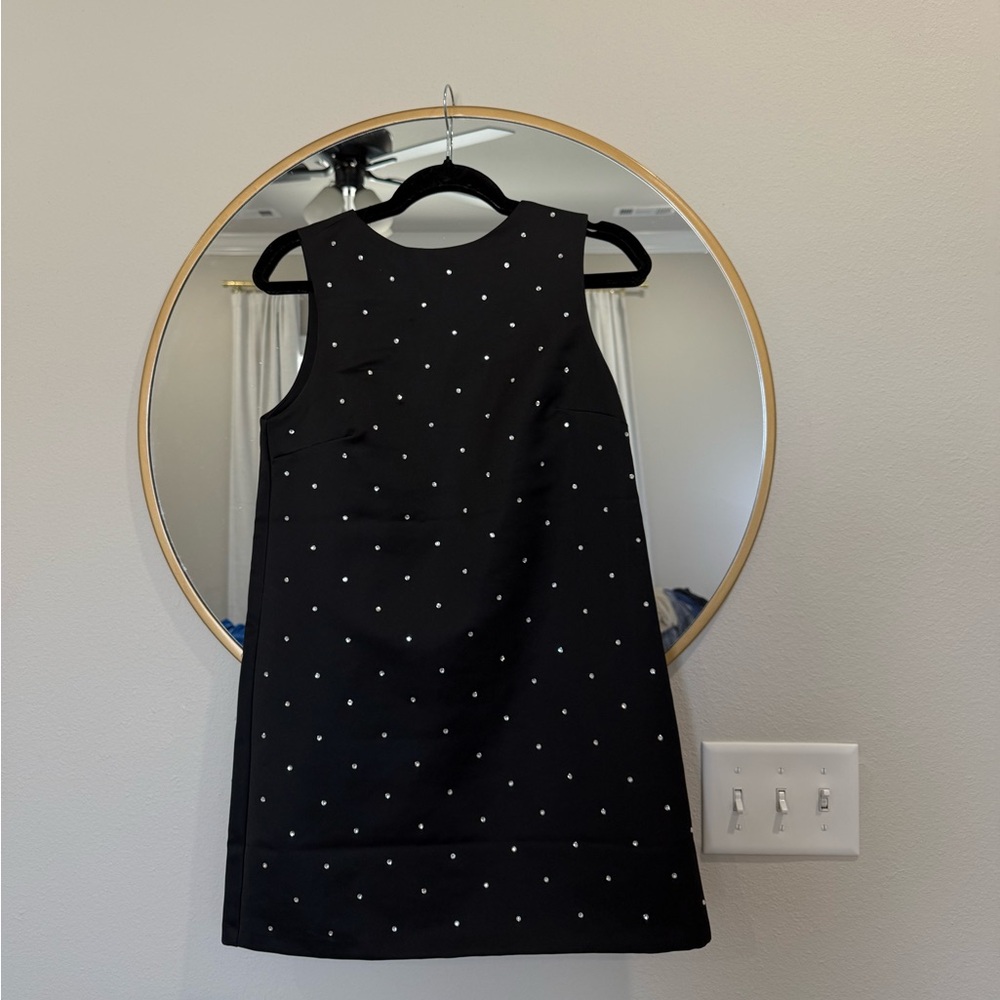 Black Bling Bow Dress
